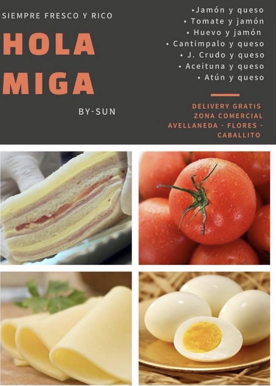 Hola Miga - Sandwichitos y otras delicias.